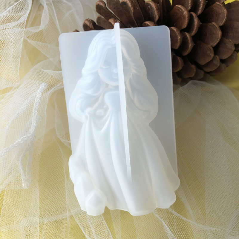 Soap Making Handmade - 3D Cute Princess Silicone Candle Mould