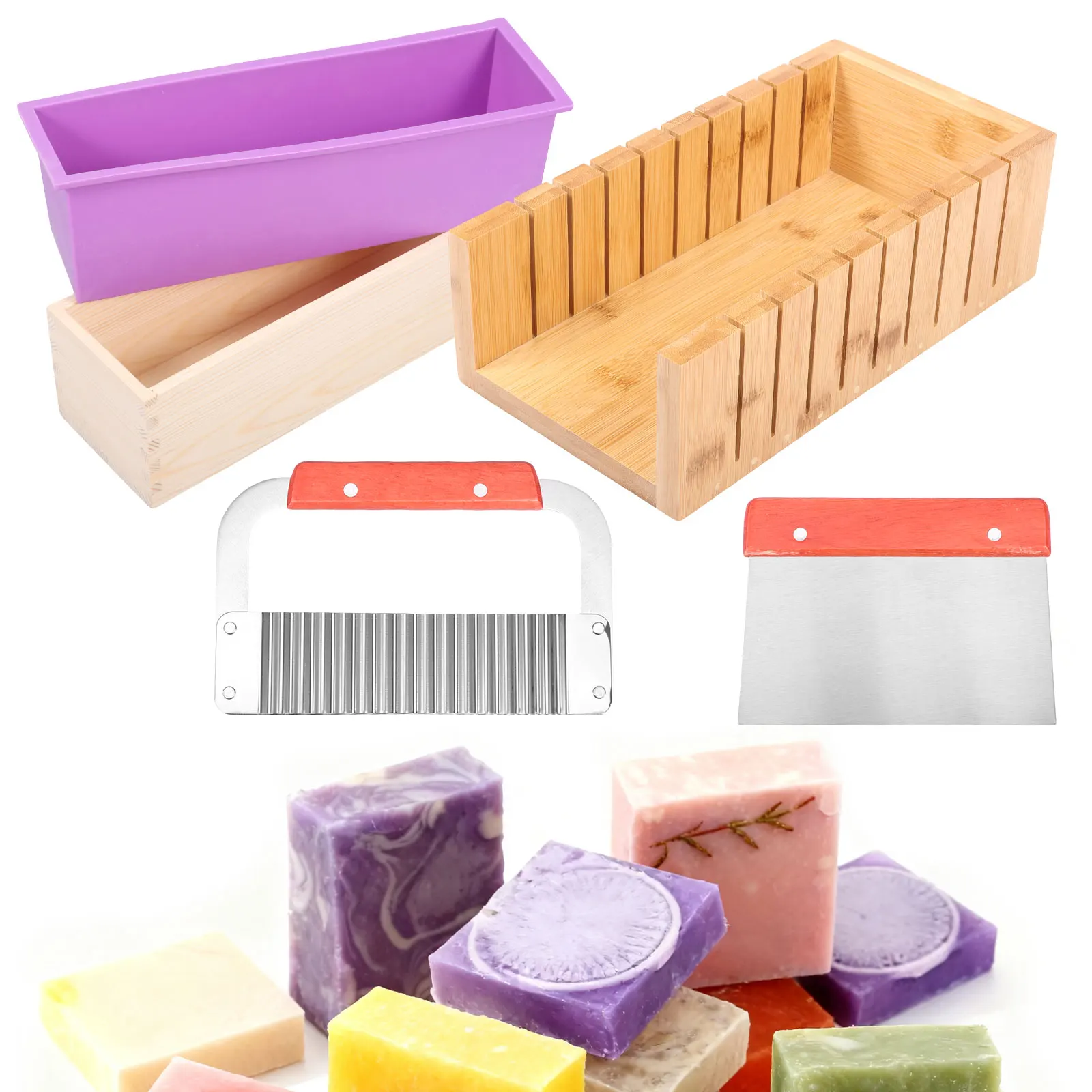 Soap Making Starter Kit - DIY Handmade Soap Making Kit Bamboo