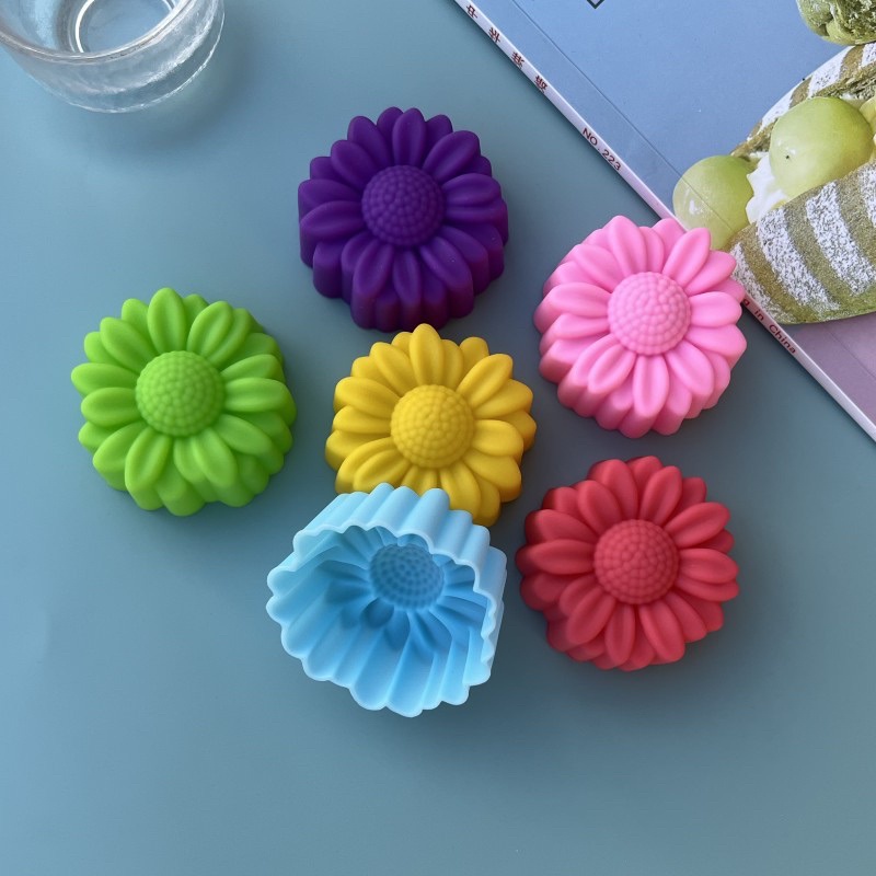 Soap Making Handmade - 6 Pcs Set Non-Stick Flower Designs