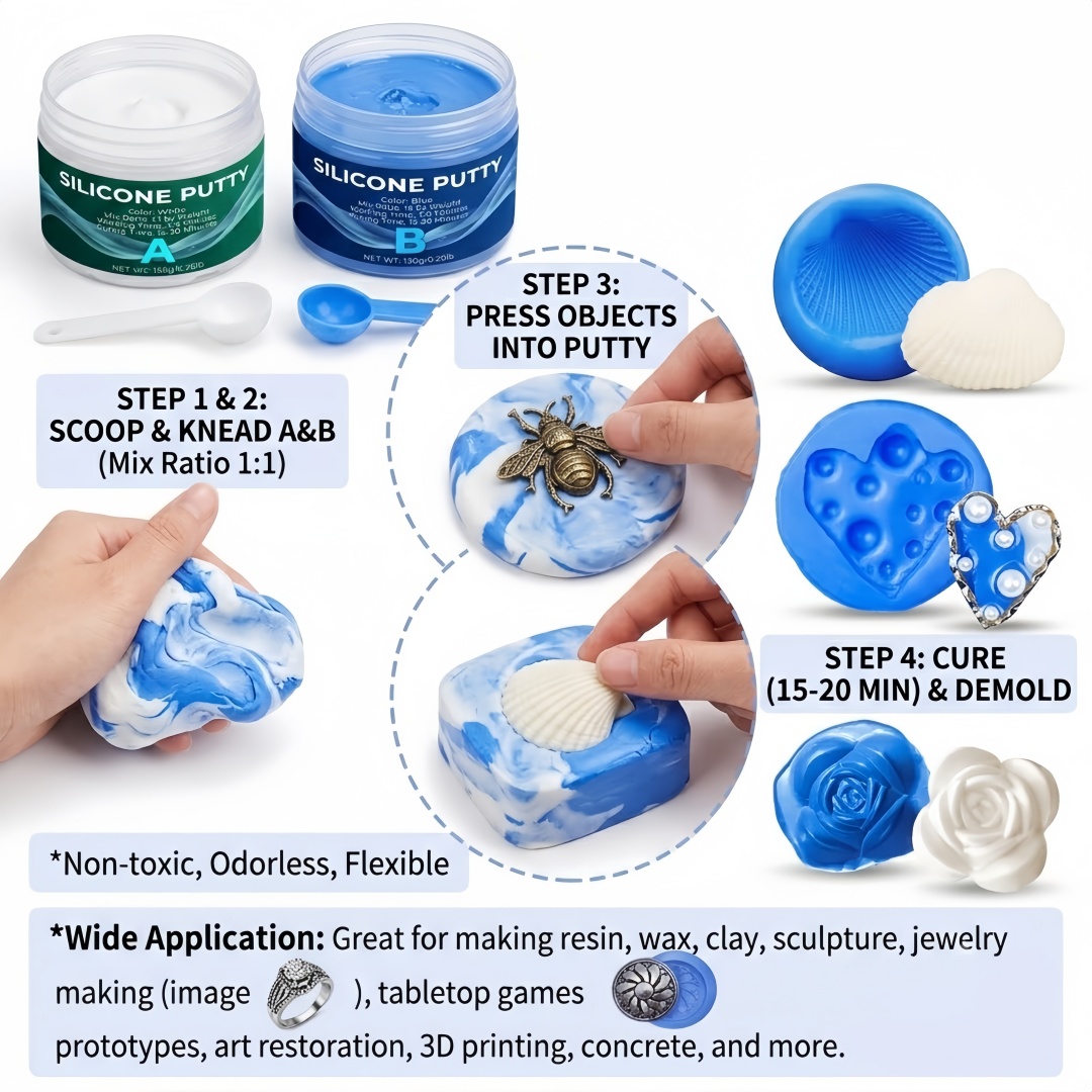 Silicone Putty Mold Making Sup - Soap Making Handmade ulasan dan harga