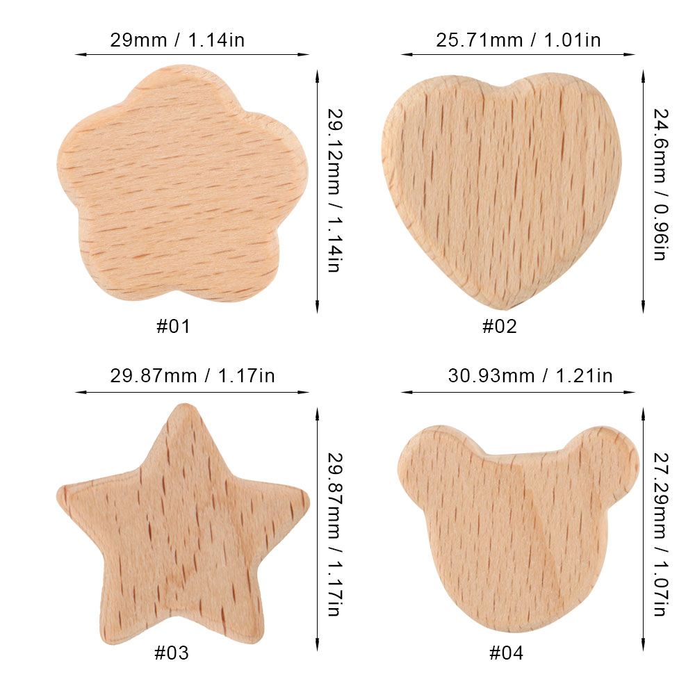 Kovict 15pcs Beech Wood Bear F - Soap Making Handmade ulasan dan harga