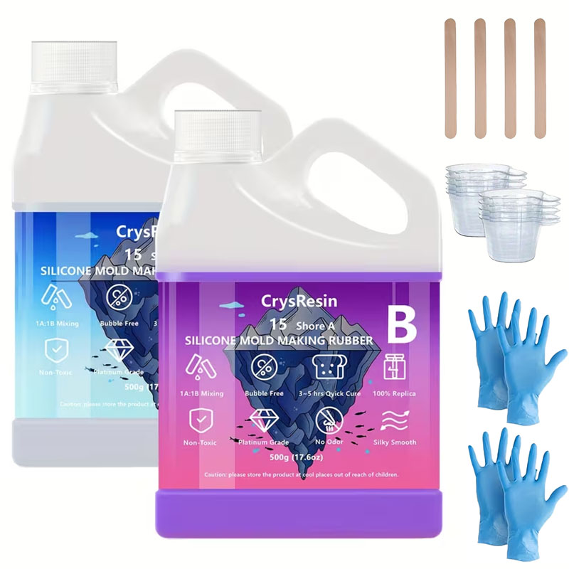 500ml 2 Bottles Liquid Silicon - Soap Making Liquid ulasan dan harga