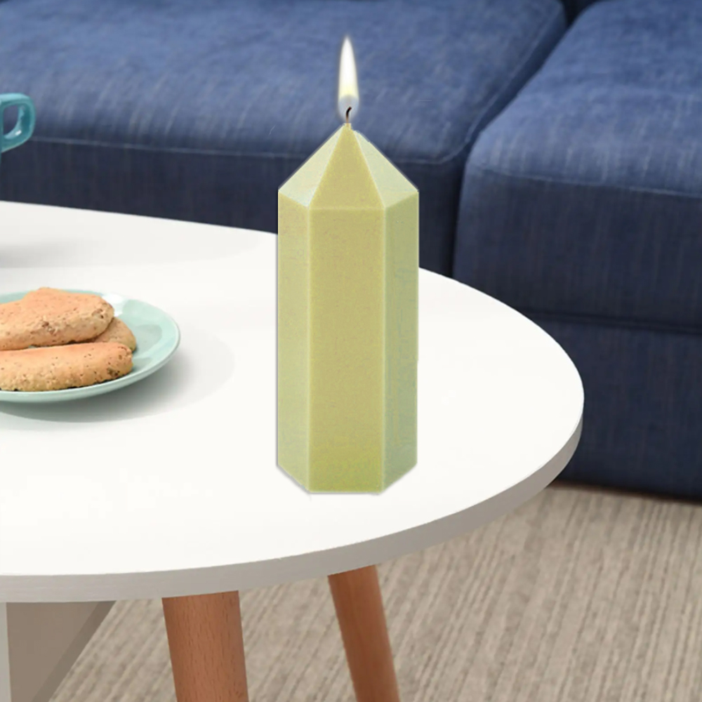 3D Hexagonal Column Candle Mol - Soap Making Essentials ulasan dan harga