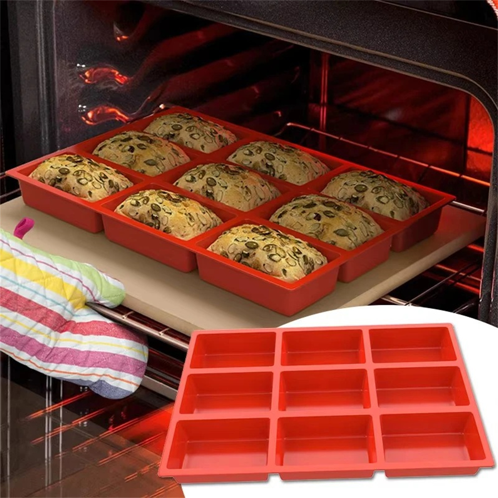 Big 9-Cavity Silicone Mini Loa - Soap Mold Silicone Loaf ulasan dan harga