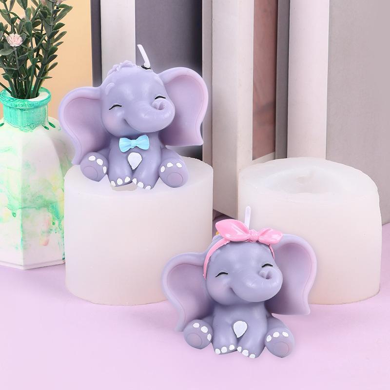 Cute 3D Elephant Silicone Cand - Soap Making Handmade ulasan dan harga