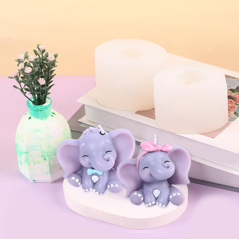 Cute 3D Elephant Silicone Cand - Soap Making Handmade ulasan dan harga