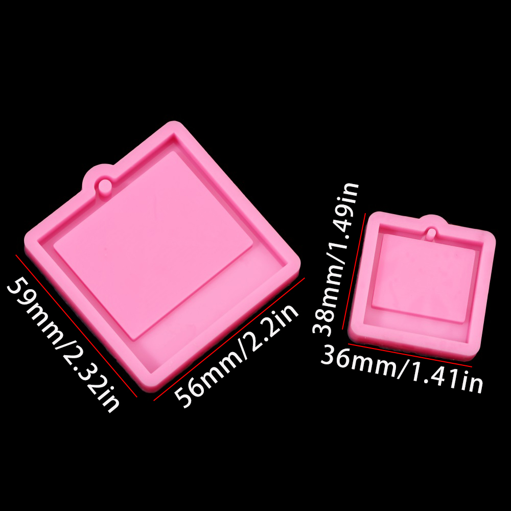 Photo Frame Epoxy Resin Keycha - Soap Mold Silicone Loaf ulasan dan harga