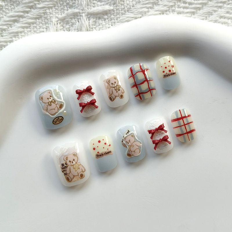10Pcs Korean Style Cute Bear a - Soap Making Handmade ulasan dan harga