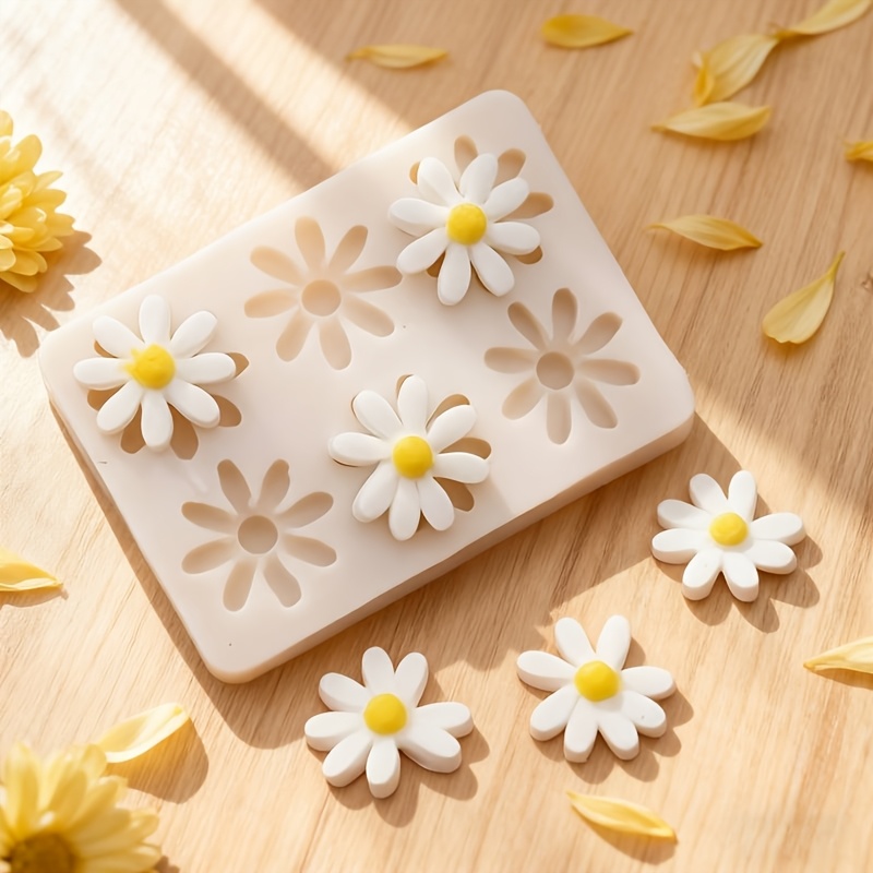 1pc 3D Daisy Sunflower Silicon - Soap Making Handmade ulasan dan harga
