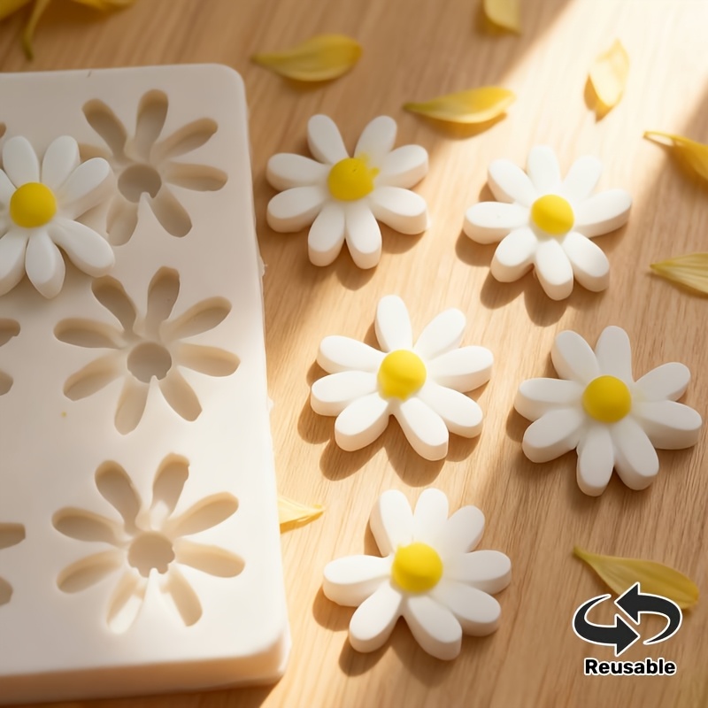 1pc 3D Daisy Sunflower Silicon - Soap Making Handmade ulasan dan harga
