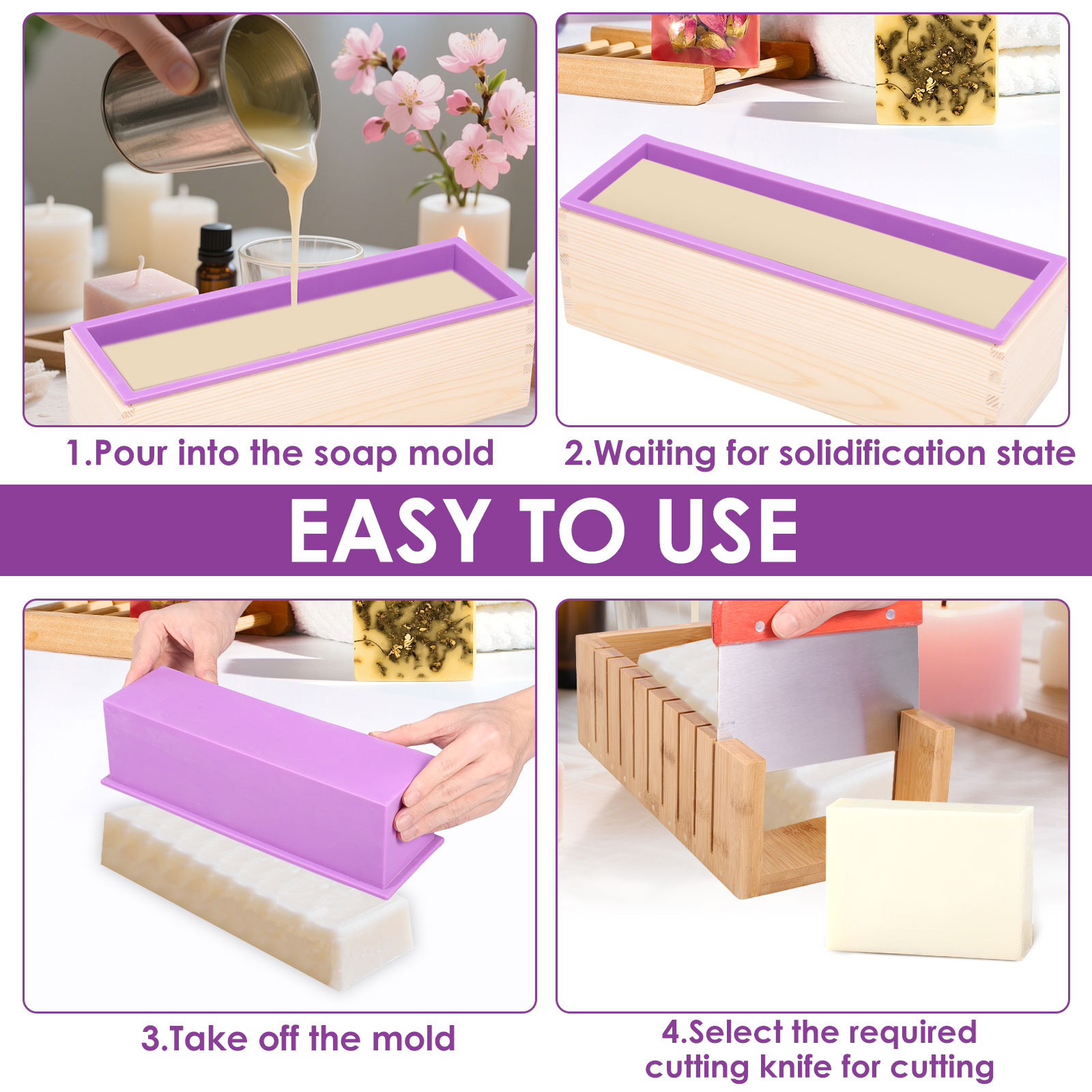 DIY Soap Making Mold Kit with  - Soap Making Starter Kit ulasan dan harga