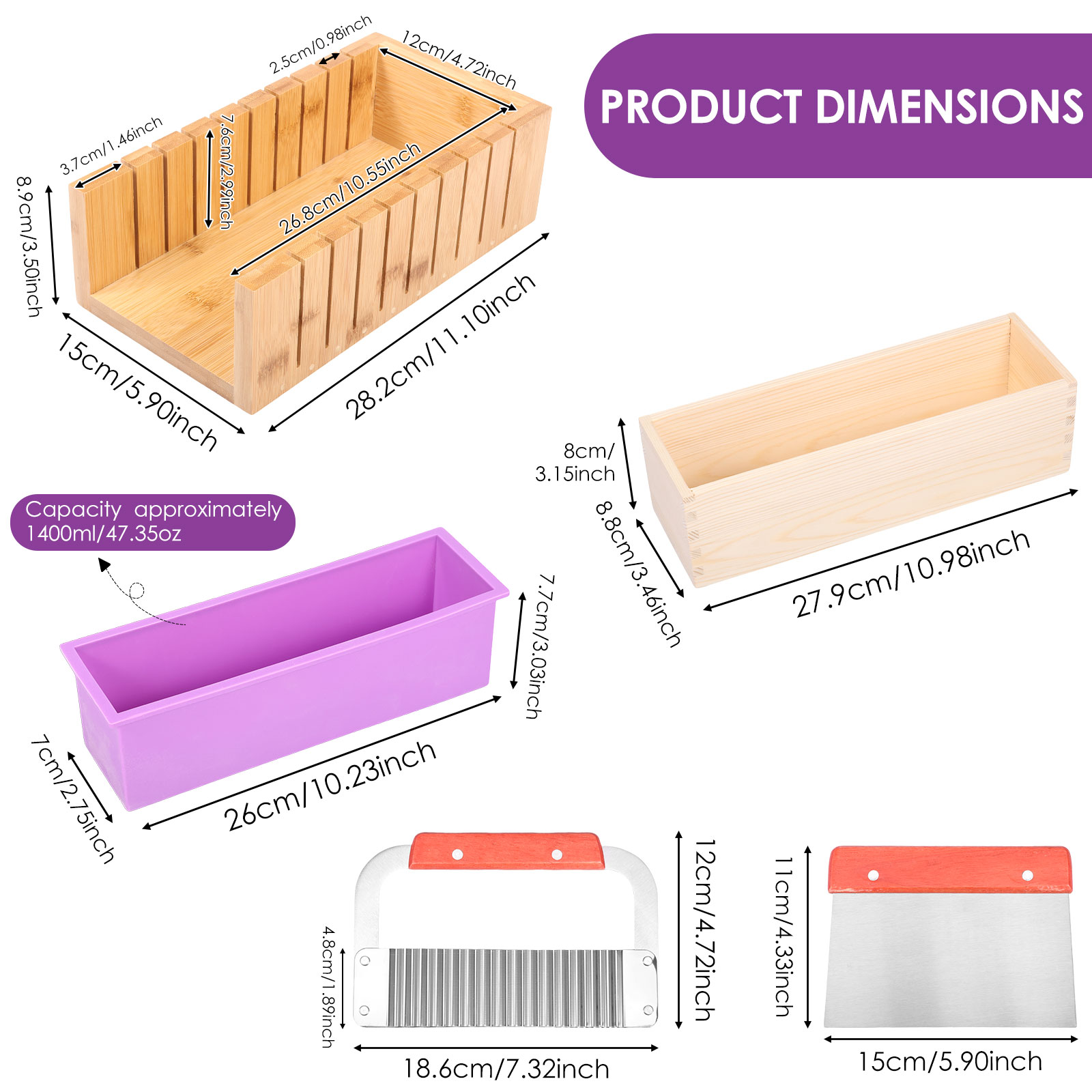 DIY Soap Making Mold Kit with  - Soap Making Starter Kit ulasan dan harga