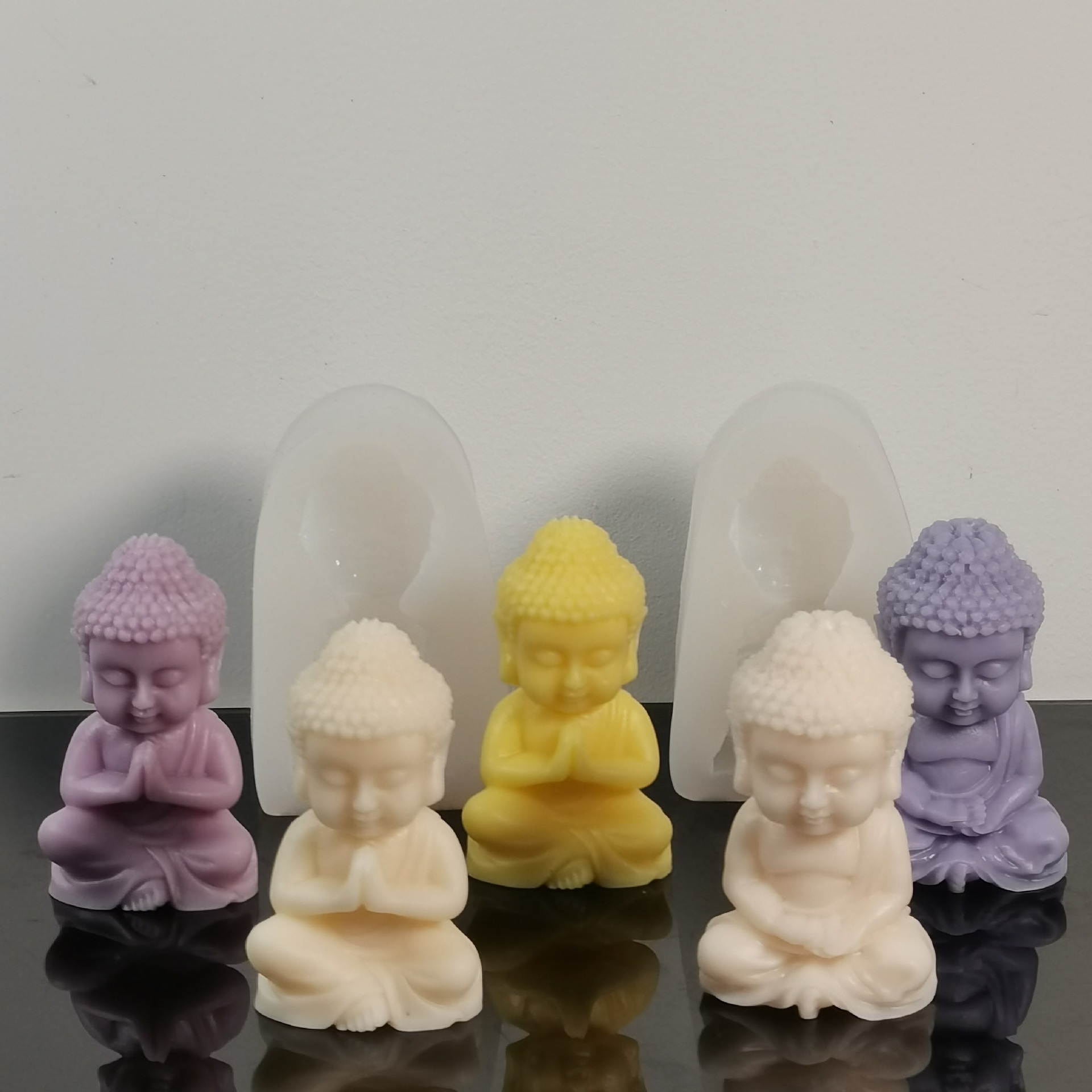 3d Maitreya Silicone Candle Mo - Soap Making Essentials ulasan dan harga