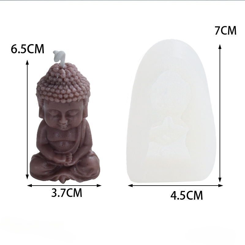 3d Maitreya Silicone Candle Mo - Soap Making Essentials ulasan dan harga