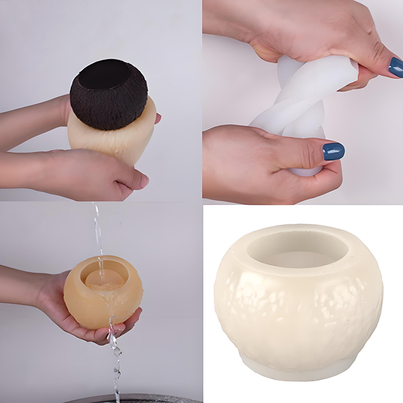 3D Simulation Coconut Silicone - Soap Mold Silicone Loaf ulasan dan harga