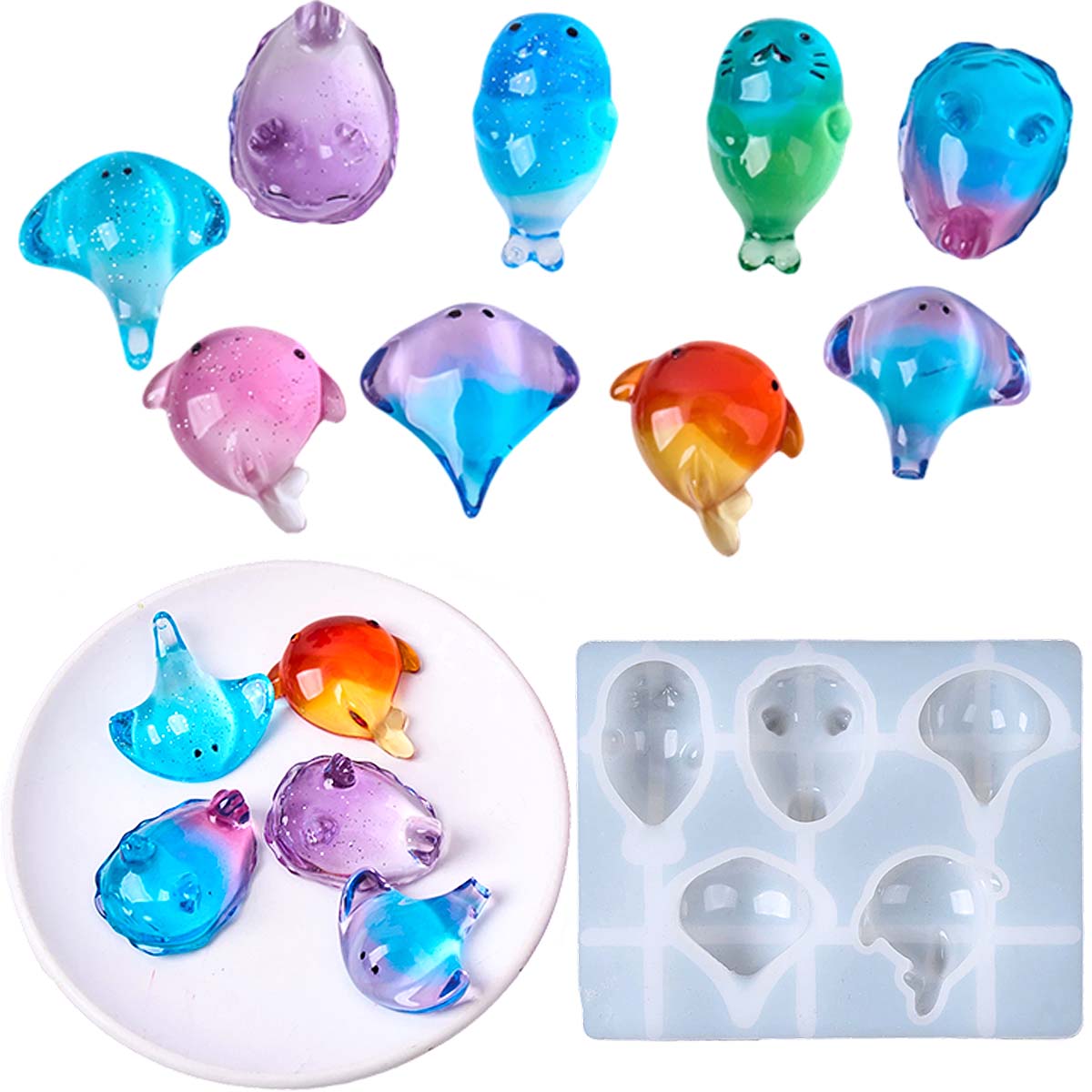 3D Healing Kawaii Manta Ray Wh - Soap Making Ins ulasan dan harga