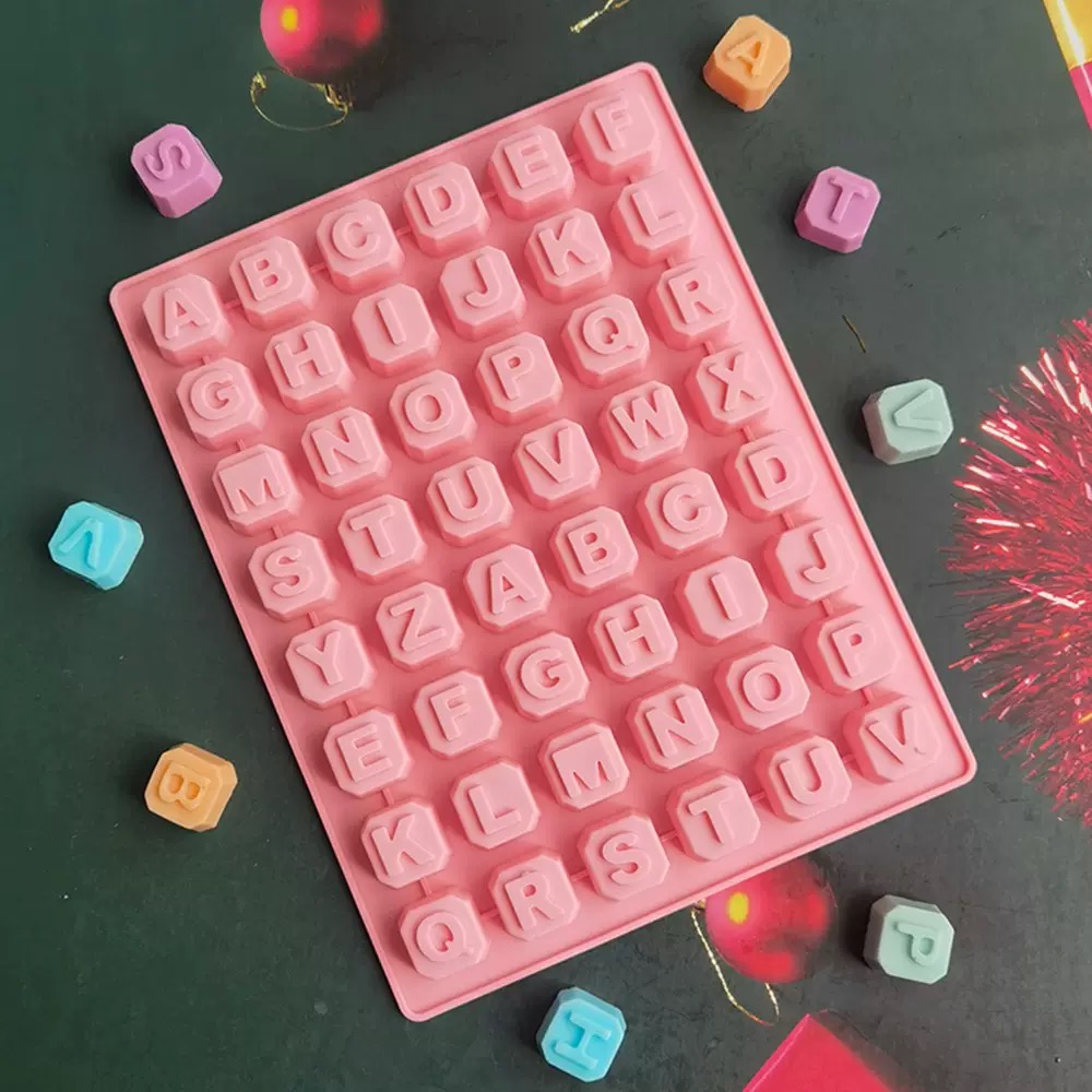 48 Letter Enghish Alphabet let - Soap Mold Silicone Loaf ulasan dan harga
