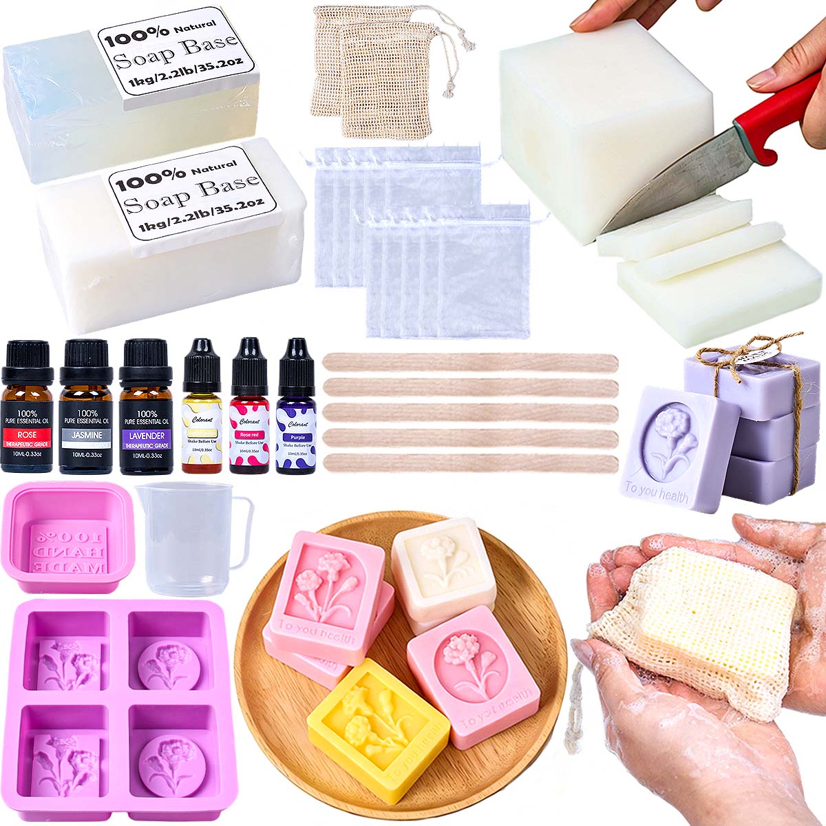 DIY Handmade Soap Making Kit F - Soap Making Starter Kit ulasan dan harga