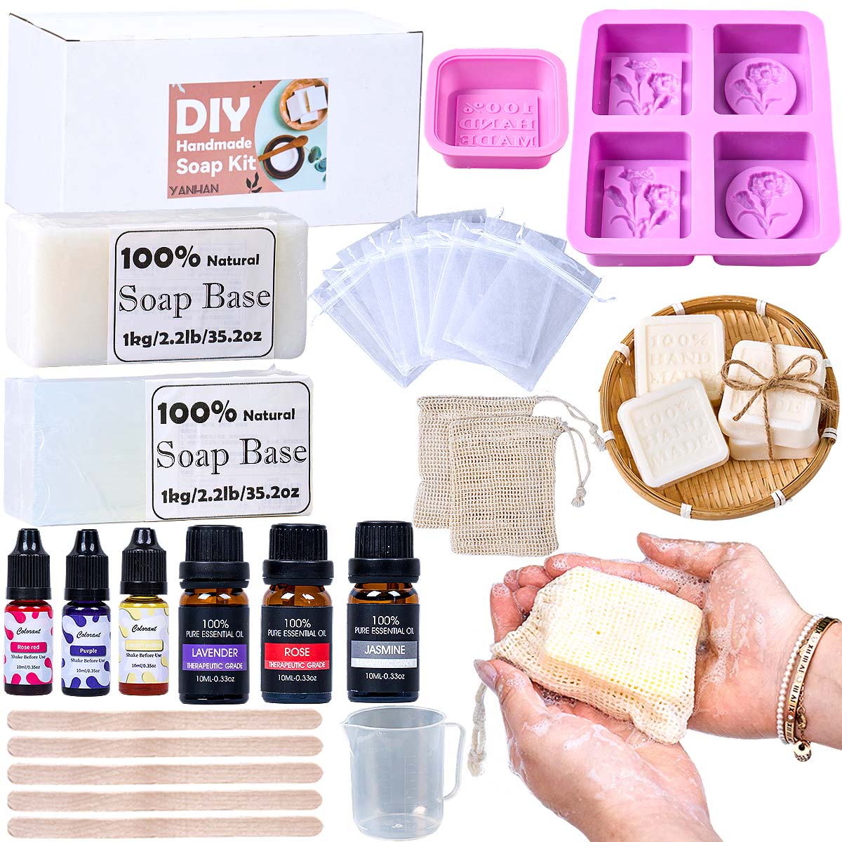 DIY Handmade Soap Making Kit F - Soap Making Starter Kit ulasan dan harga
