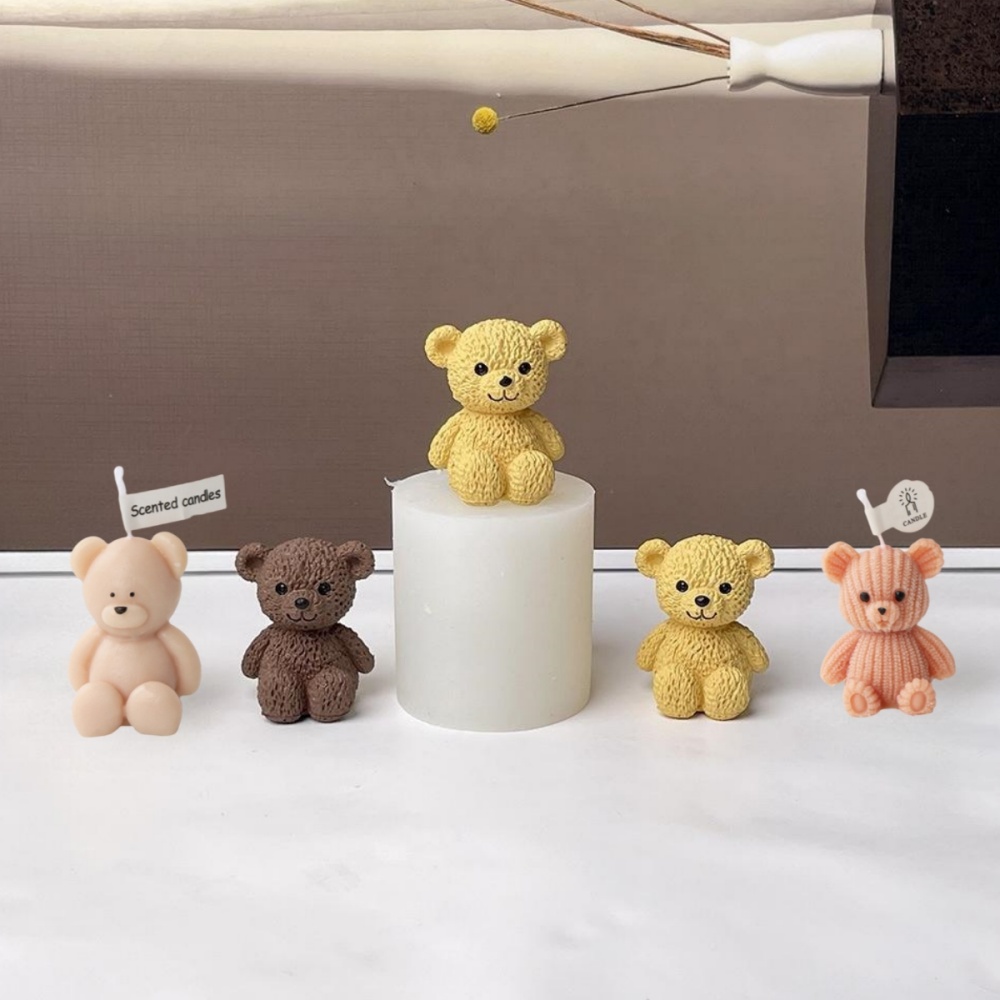 3D Cute Bear Candle Making Mou - Soap Making Gifts ulasan dan harga
