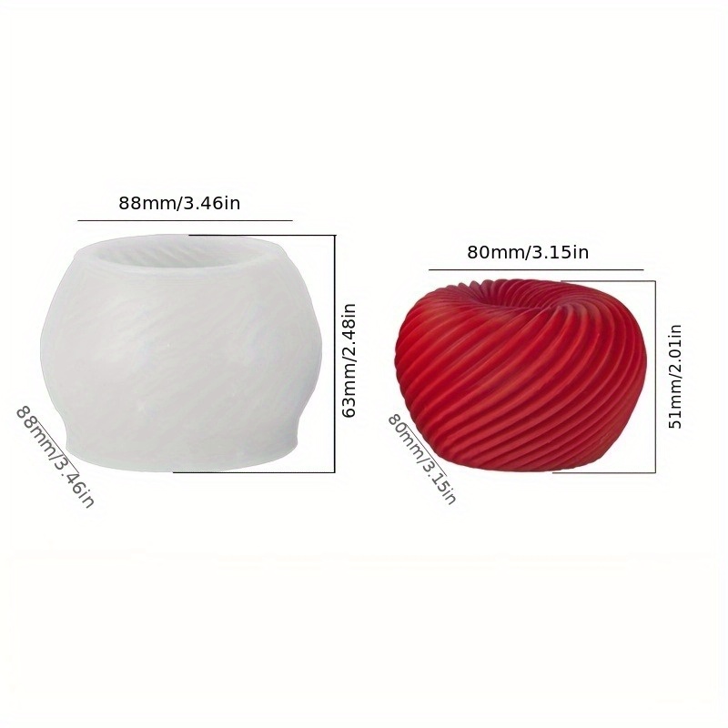 A trendy red apple silicone mo - Soap Making Handmade ulasan dan harga