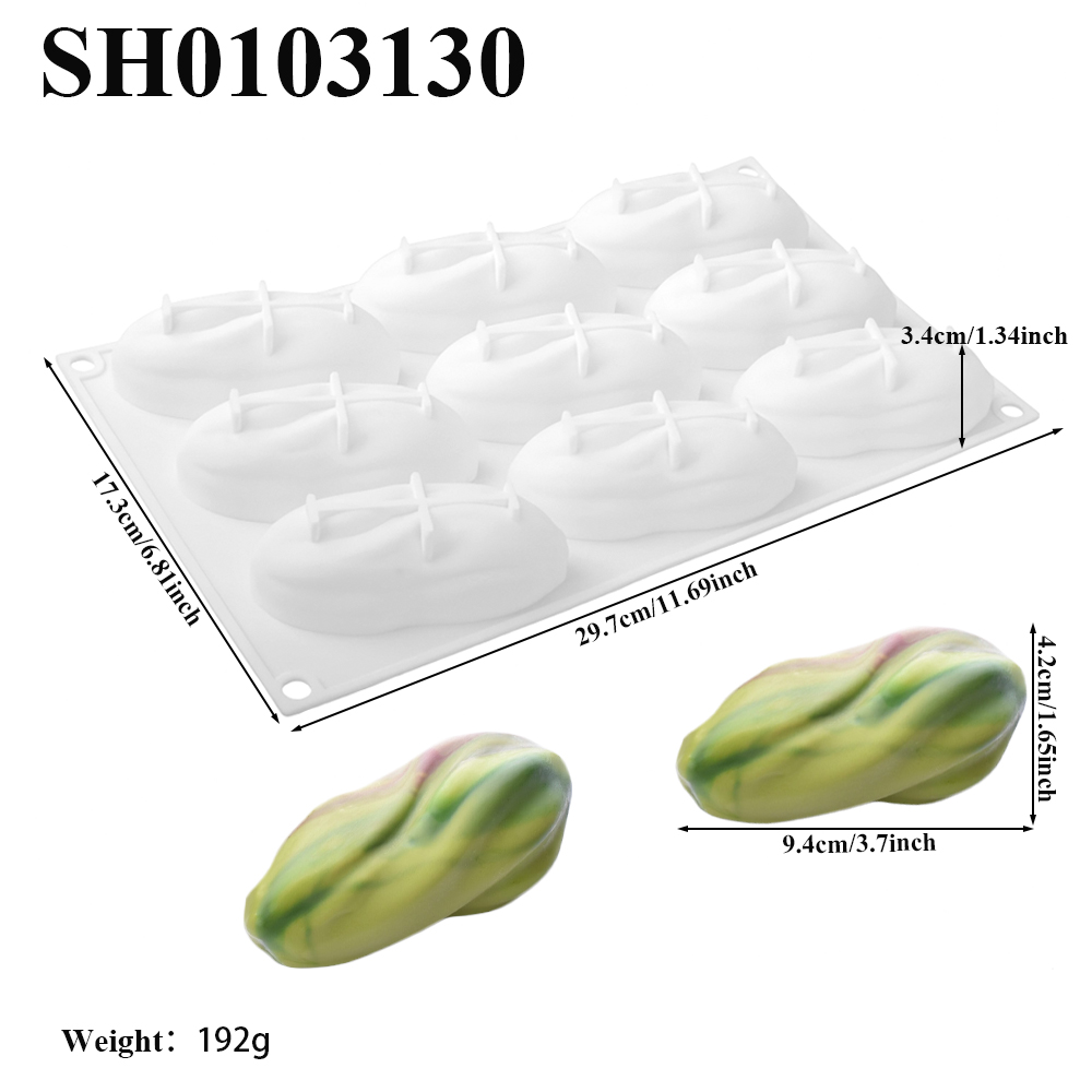 Pistachios Design 1 or 4 or 9- - Soap Mold Silicone Loaf ulasan dan harga