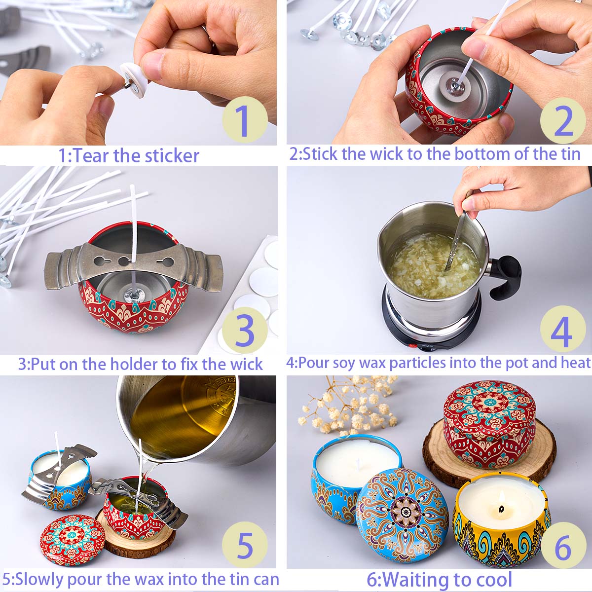 DIY Scented Candle Making Tool - Soap Making Starter Kit ulasan dan harga